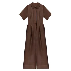 Chocolate Tailored Jumpsuit