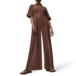 Chocolate Tailored Jumpsuit