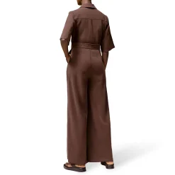 Chocolate Tailored Jumpsuit