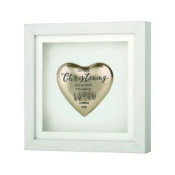 Christening Bronze Framed Plaque