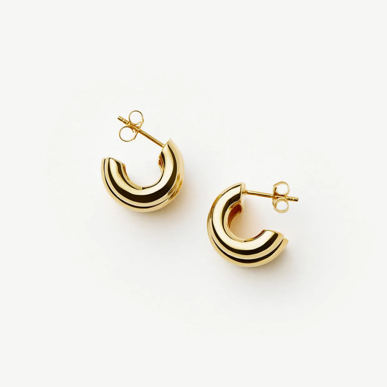 Chubby Triple Small Hoop Earrings