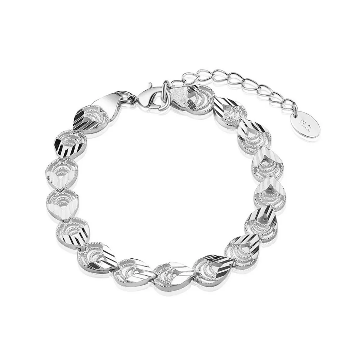 Circular Necklace & Bracelet Two-Piece Set