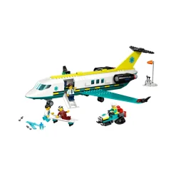 Hot LEGO City Emergency Air Ambulance Plane, Airplane Toy Building Set
