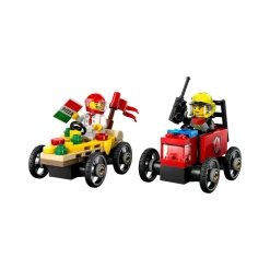 Sale LEGO City Great Vehicles Pizza vs. Fire Truck Race Car Pack