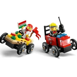 Sale LEGO City Great Vehicles Pizza vs. Fire Truck Race Car Pack