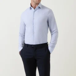 Discount CALVIN KLEIN CK Logo Single Cuff Formal Shirt