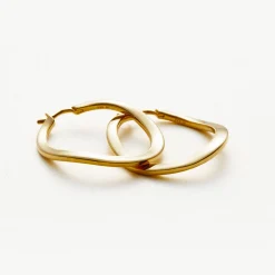 Clearance MISSOMA Classic Curve Medium Hoop Earrings