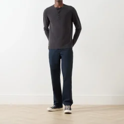 Classic Vintage Logo Henley Top