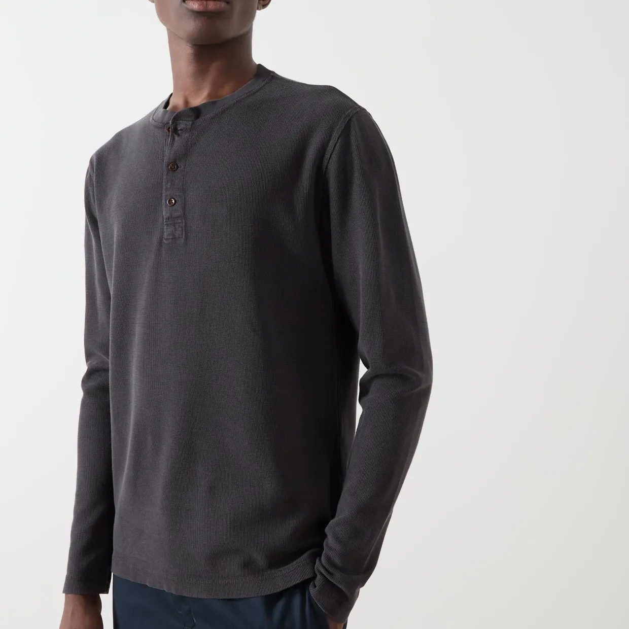 Classic Vintage Logo Henley Top