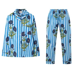 Clearance LNH EDIT Claudia Floral Stripe Pyjama Set