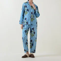 Clearance LNH EDIT Claudia Floral Stripe Pyjama Set