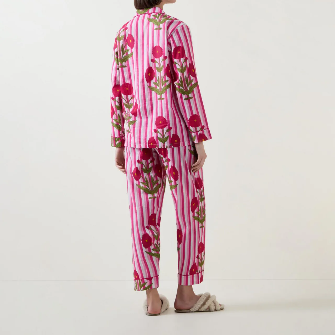 Outlet LNH EDIT Claudia Floral Stripe Pyjama Set
