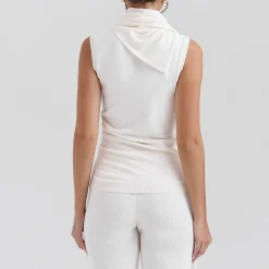 Clementine Draped Tank Top