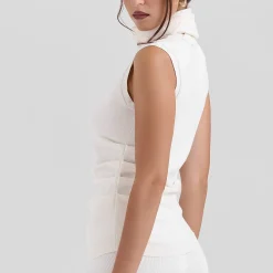 Clementine Draped Tank Top