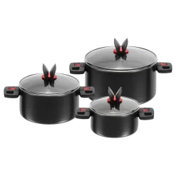 Click&Cook 3 Piece Cookware Set