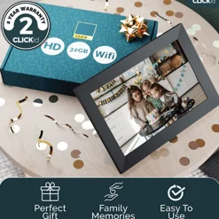 Clearance MAJORITY Clickid Snap10 Digital Photo Video Frame