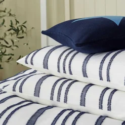 Clearance HELENA SPRINGFIELD Clipped Duvet Set Navy