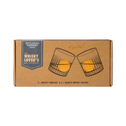 Cocktail Tumbler & Whiskey Stones Set