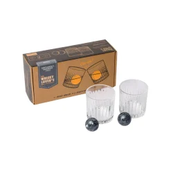 Cocktail Tumbler & Whiskey Stones Set