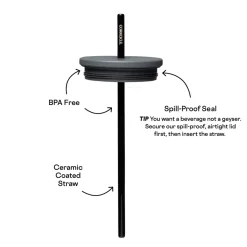 Online CORKCICLE Cold Cup with Straw 710ml