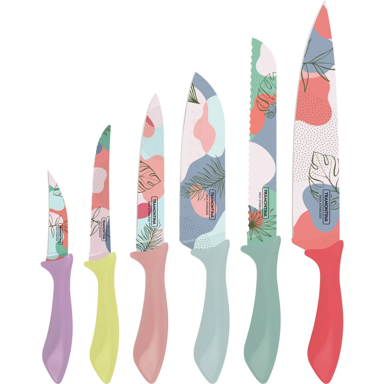 Colorcut Six-Piece Kitchen Knife Set