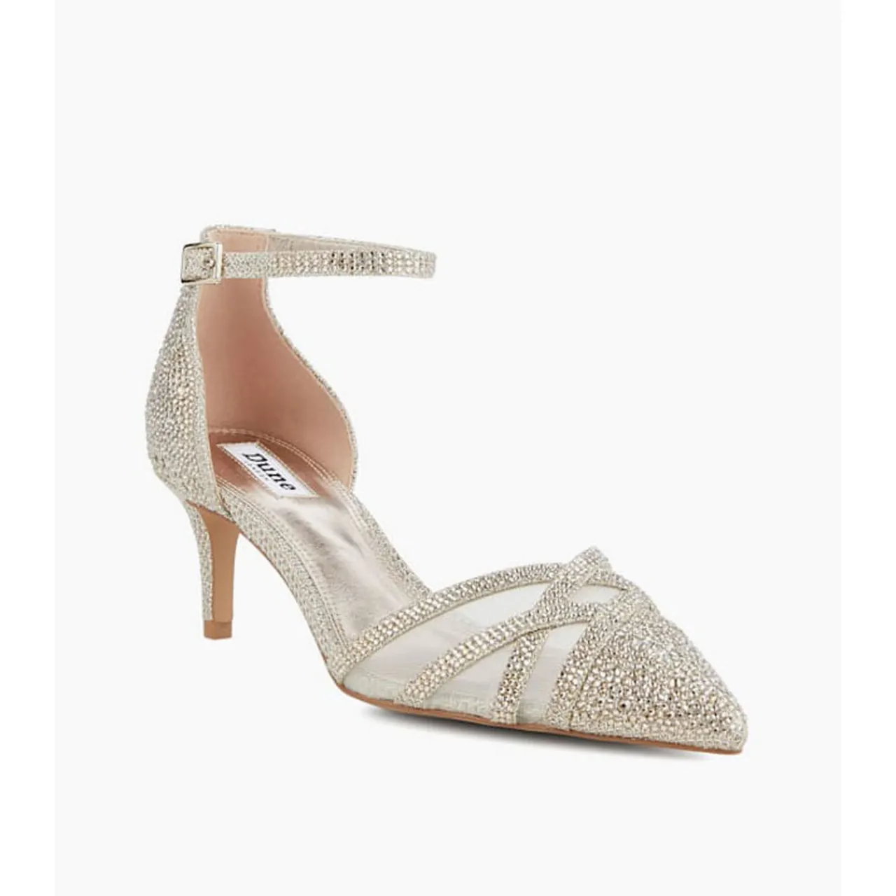 New DUNE LONDON Composed Embellished Court Shoes