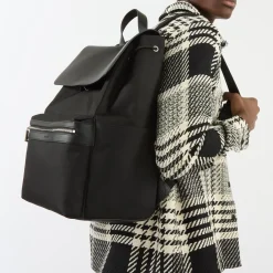 Contrast Flap Backpack