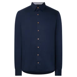 Contrast Trim Casual Shirt