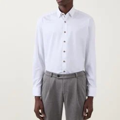 New BUGATTI Contrast Trim Casual Shirt