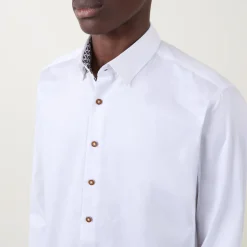 New BUGATTI Contrast Trim Casual Shirt