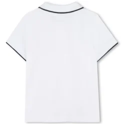Online BOSS KIDS Contrast Trim Logo Polo Shirt