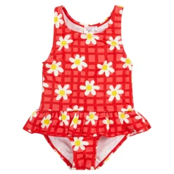 Coral Floral Swimsuit