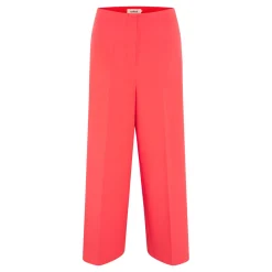 Fashion SOAKED IN LUXURY Corinne High-Rise Cropped Wide Leg Trousers