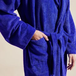 Cosy Robe Blue Velvet