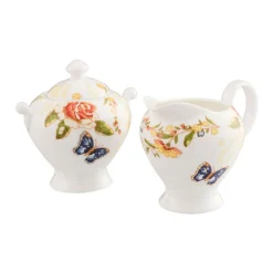 Discount AYNSLEY Cottage Garden Cream & Sugar
