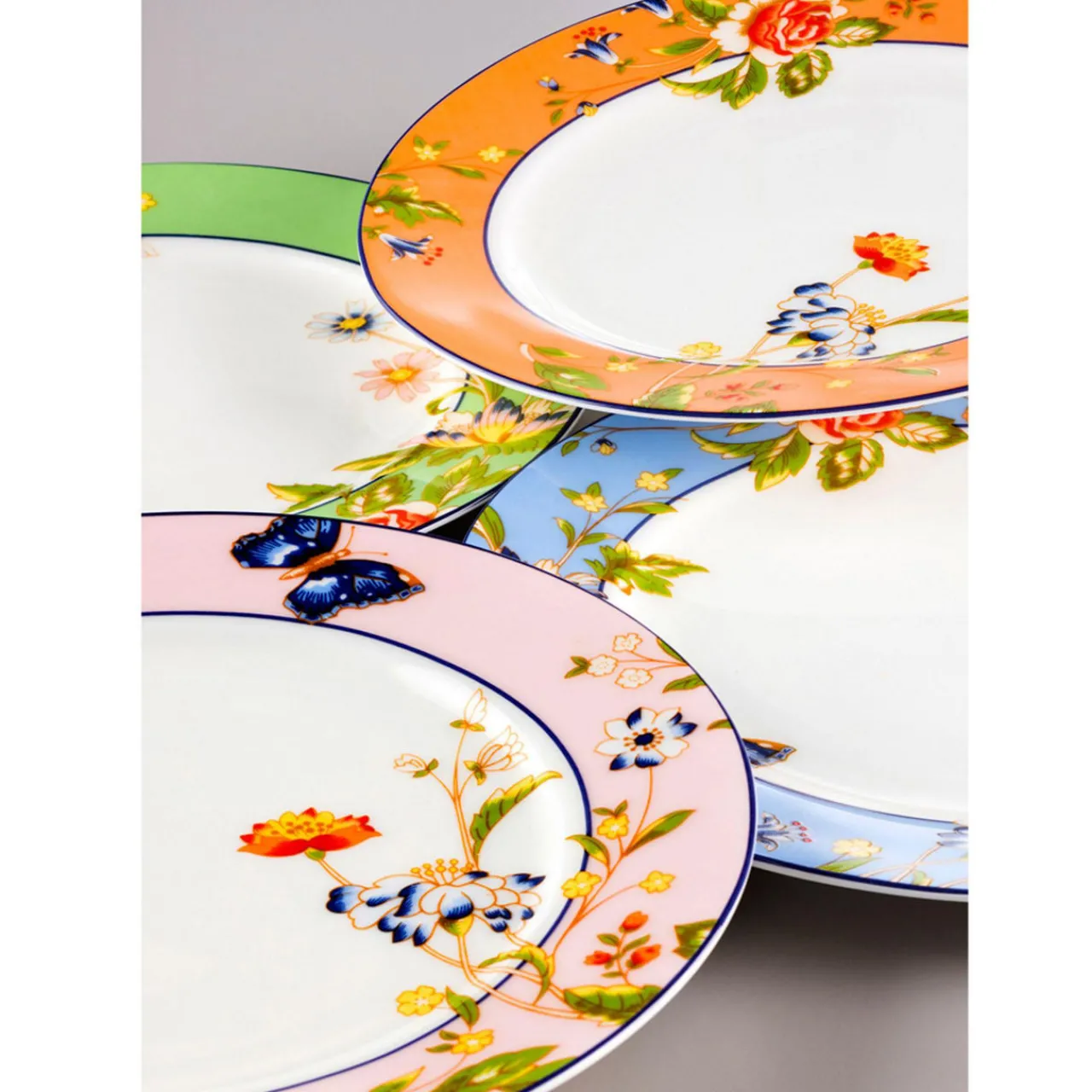 Best AYNSLEY Cottage Garden Plates Set