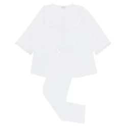 Cotton Pyjamas LS Cot Lce