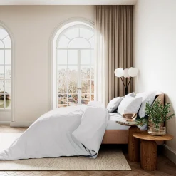 Cotton Sateen Duvet Cover White