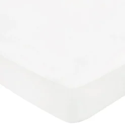 Sale BEDECK BELFAST Cotton Sateen Fitted Sheet White