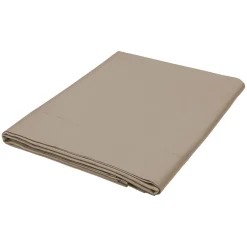 Hot BEDECK BELFAST Cotton Sateen Flat Sheet Truffle