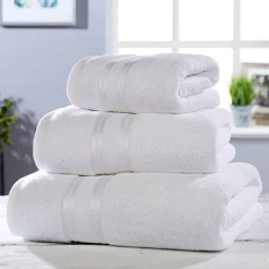 Best VANTONA Cotton Towel White
