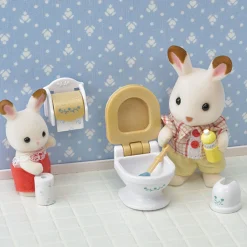 Hot SYLVANIAN FAMILIES Country Bathroom Set