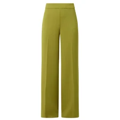 Crepe-Knit Wide Leg Trousers