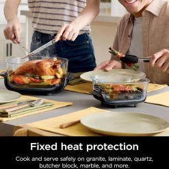 Best NINJA CRISPi 4-in-1 Portable Glass Air Fryer Sage