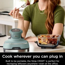 Best NINJA CRISPi 4-in-1 Portable Glass Air Fryer Sage