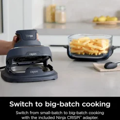 Hot NINJA CRISPi 4-in-1 Portable Glass Air Fryer Cyber Space