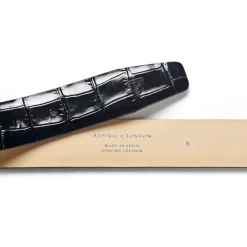 Discount ASPINAL OF LONDON Croc Embossed Leather Belt