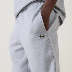 New LACOSTE Croc Logo Brushed Fleece Sweatpants