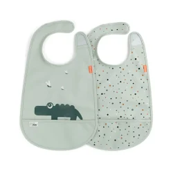 Croco Waterproof Bibs Set of Two