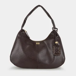 Online GANNI Croco XXL Hobo Bag